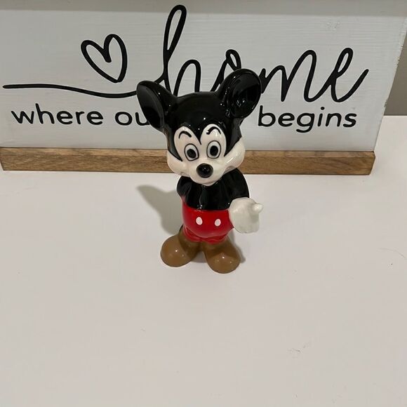 Vintage Disney Mickey Mouse Ceramic Figure - Picture 1 of 3